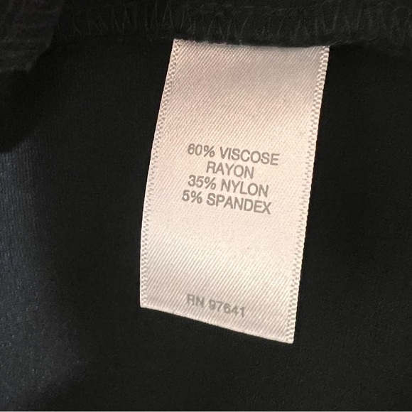 J. Jill Ponte Slim Leg Pants Black Pull On Womens Size Medium Casual Career - Picture 4 of 14